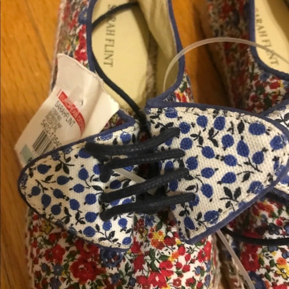 New Sarah Flint Elena Floral espadrilles size 38 - Picture 6 of 9